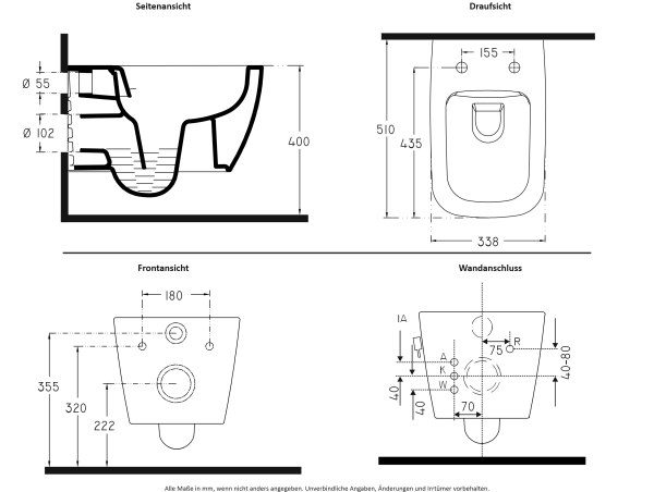 VEA MAV Dusch-WC Paket 1