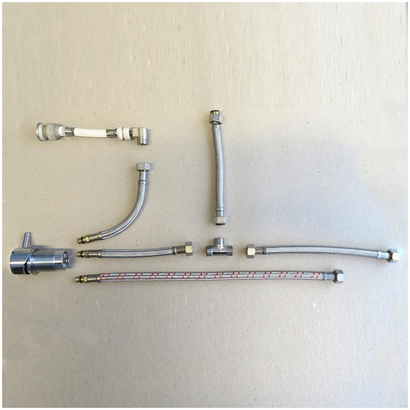 Kaltwassersplitter für bodenstehende Dusch WC