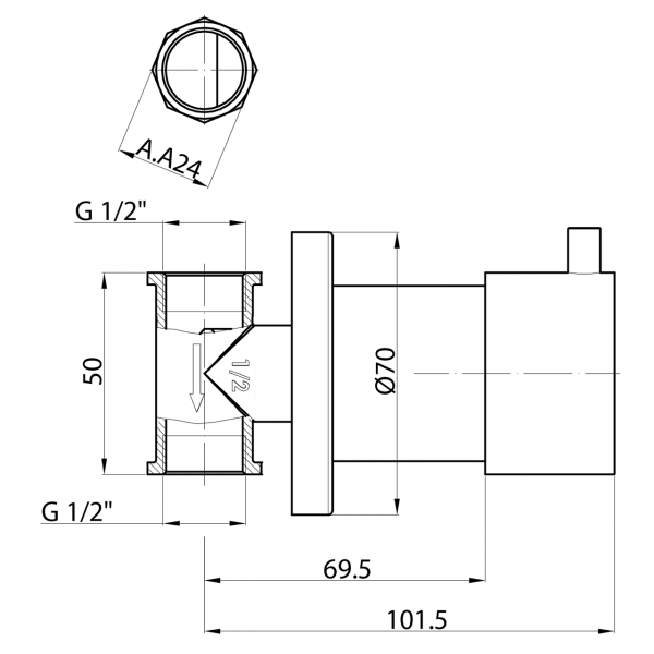 Kaltwasserarmatur TAA71