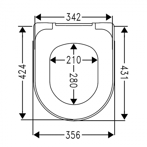WC Sitz Harmony BlackEdition