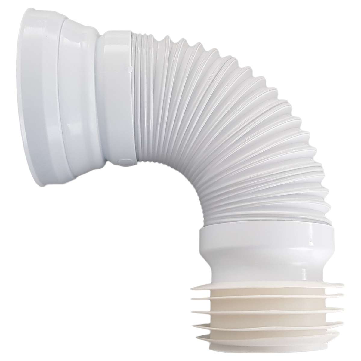 PVC WC Anschlussdüse Exzenter 0-10cm - Abflussrohr Adapter Für Toilette