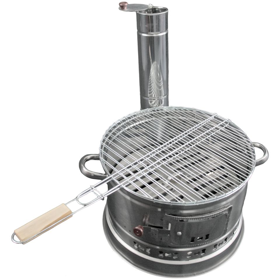 Grillrost mit Holzgriff