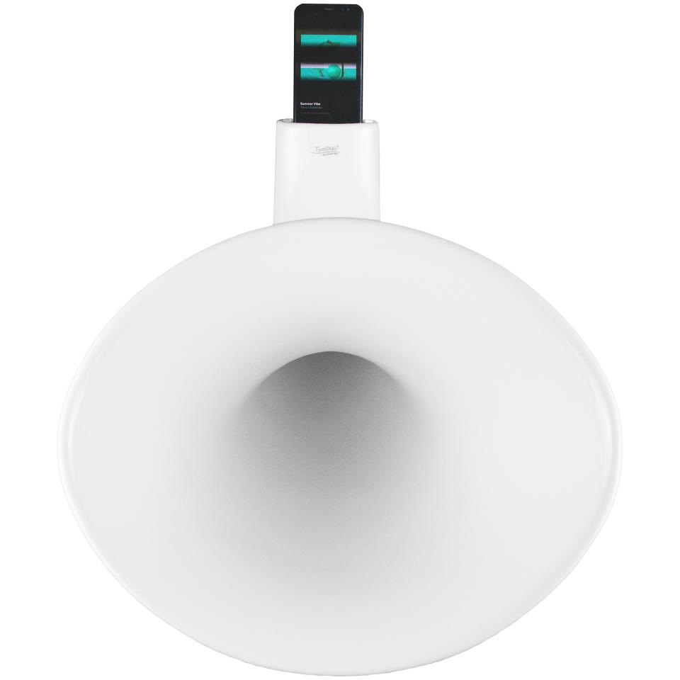 TEMTASI MEGAFON Handylautsprecher weiß