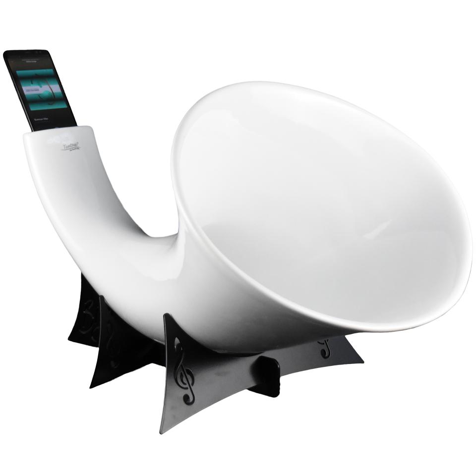 TEMTASI MEGAFON Handylautsprecher weiß