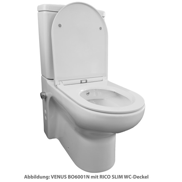 Dusch WC VENUS BO6001 mit RICO SLIM WC-Deckel geöffnet