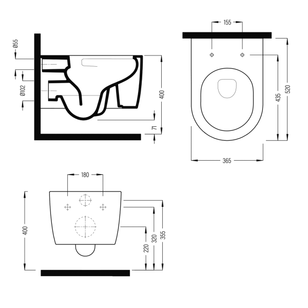 SOLID Dusch-WC Paket #126