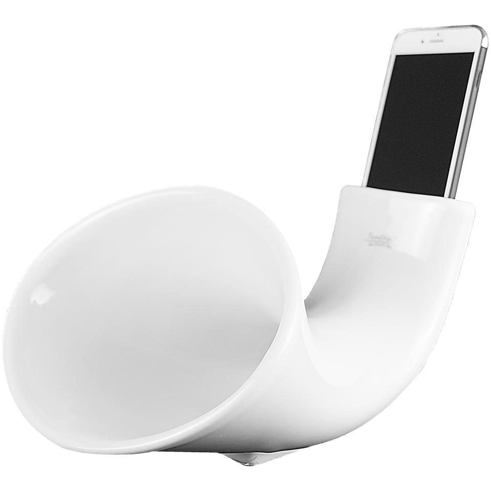 TEMTASI MEGAFON Mini Handylautsprecher weiß